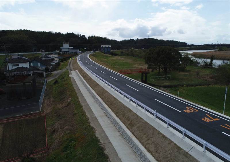 津留玉名橋線道路改良工事１工区