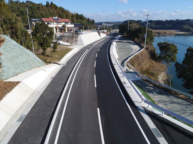 玉名立花線活力創出基盤交付金（道路改良）工事