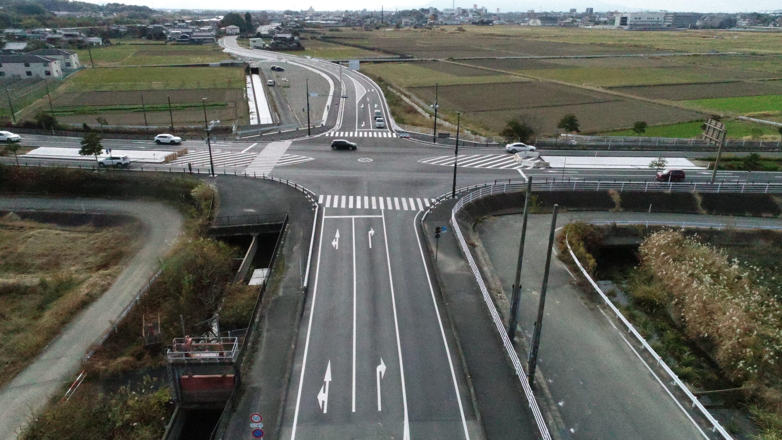 玉名立花線（河崎工区）広域連携交付金舗装その１・その２工事　