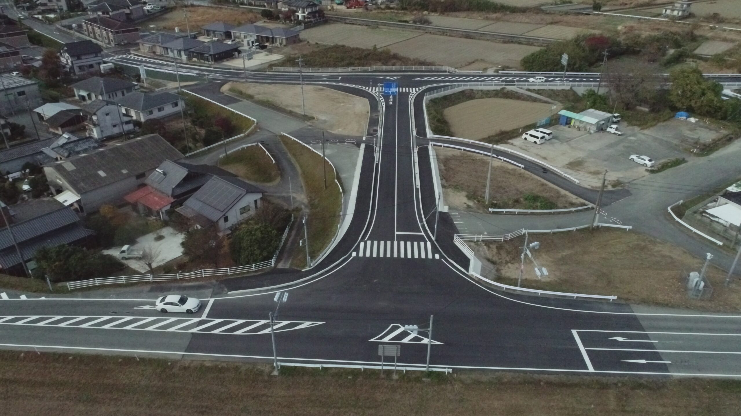 玉名立花線（河崎2工区）広域連携交付金舗装その１・その２工事　